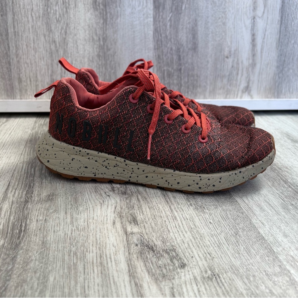 NO BULL Matryx Trail Running Sneakers Womens Size 6.5 Orange Grey CLEAN Shoes